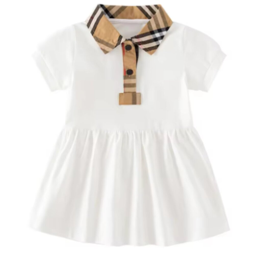 Polo Dress, Girls Dress, Baby Girl Dress, Cute Summer Baby Clothing, Little Girl